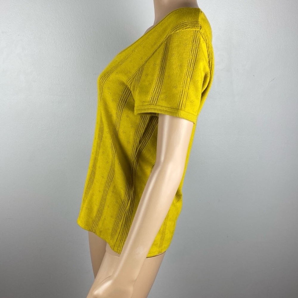 NEW MADEWELL POINTELLE KNIT TOP - Picture 4 of 7